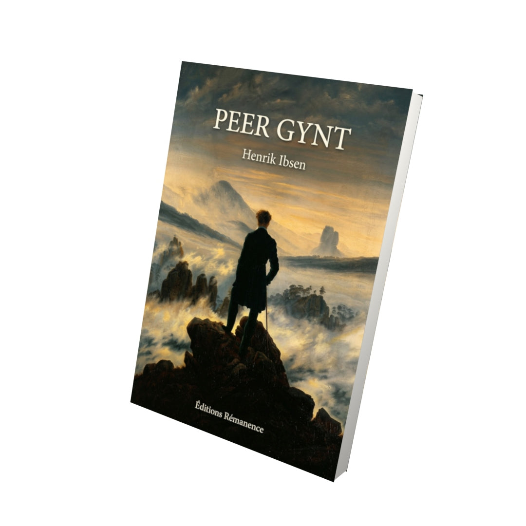 Livre Peer Gynt par Henrik Ibsen - Vue 3D - Editions Remanence
