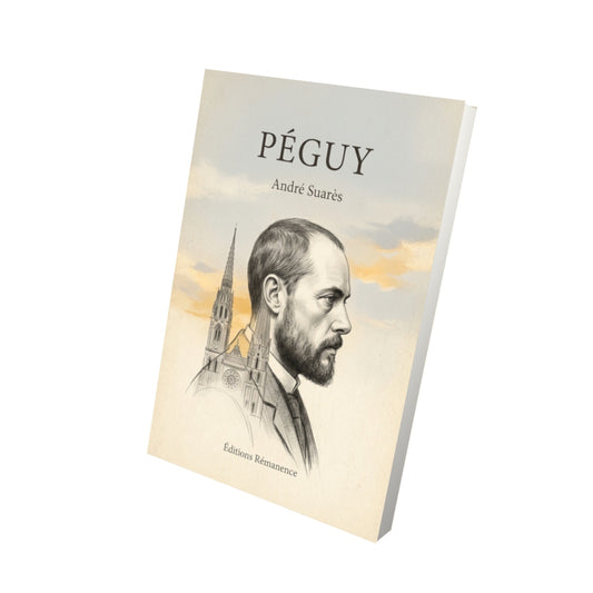 Livre Péguy par André Suarès - Vue 3D - Editions Remanence