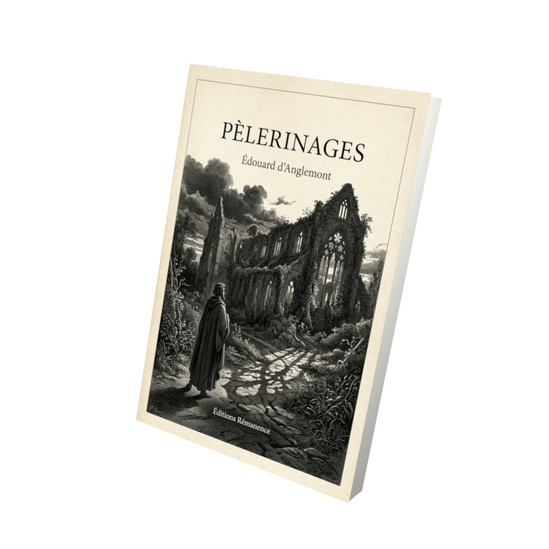 Livre Pèlerinages par Édouard d’Anglemont - Vue 3D - Editions Remanence