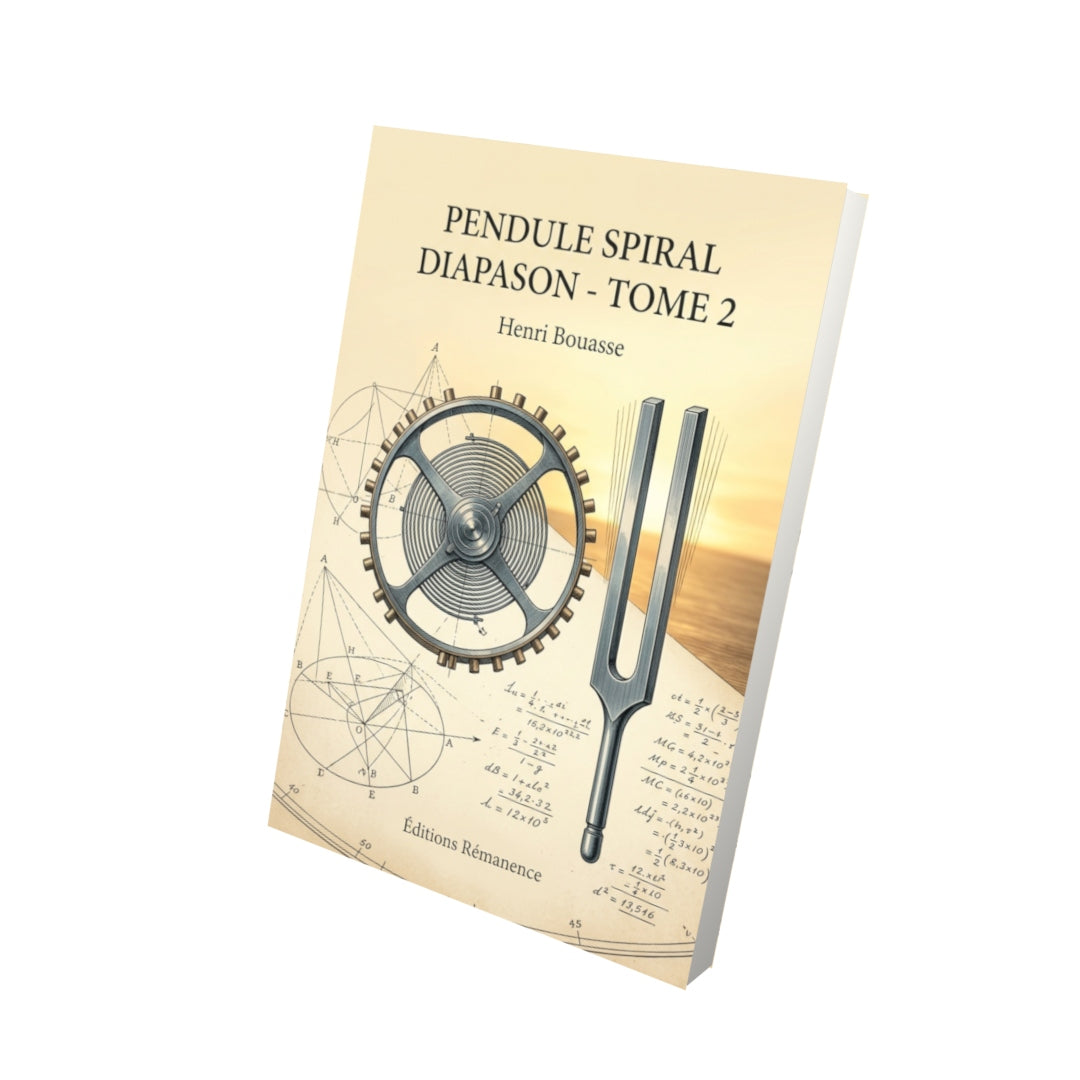 Livre Pendule spiral diapason - Tome 2 par Henri Bouasse - Vue 3D - Editions Remanence