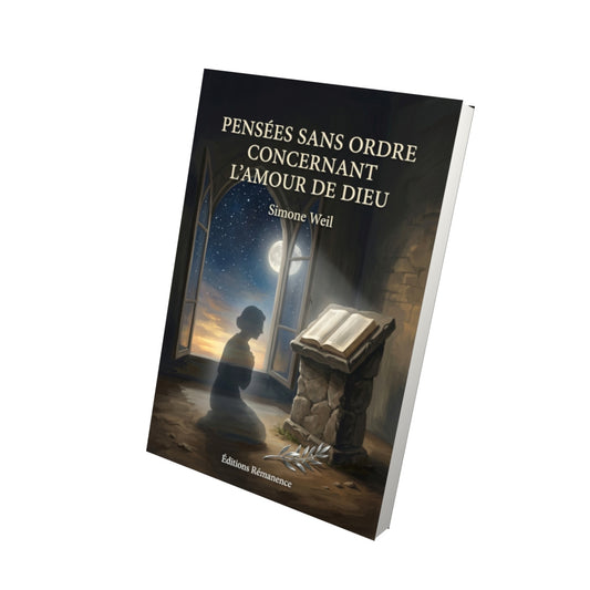 Livre Pensées sans ordre concernant l’amour de Dieu par Simone Weil - Vue 3D - Editions Remanence