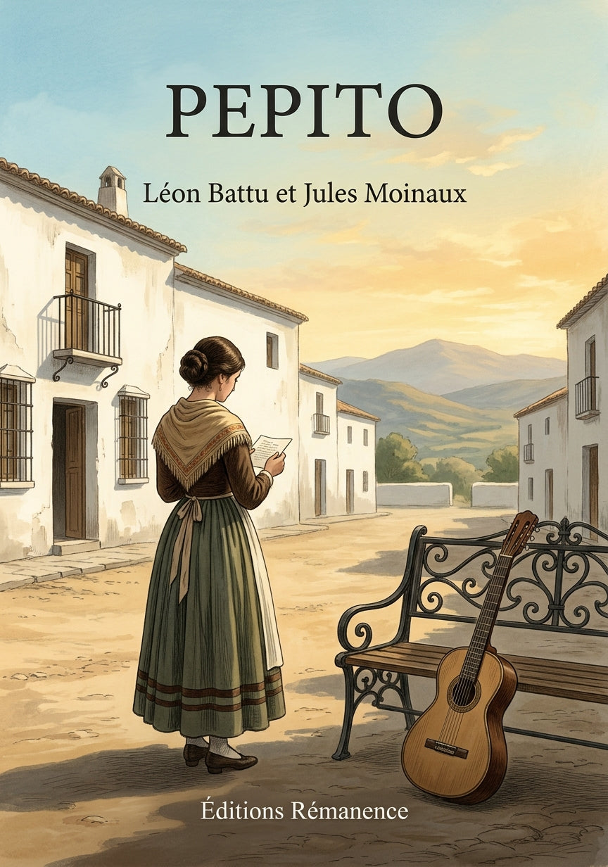 Livre Pepito par Léon Battu et Jules Moinaux - Couverture - Editions Remanence