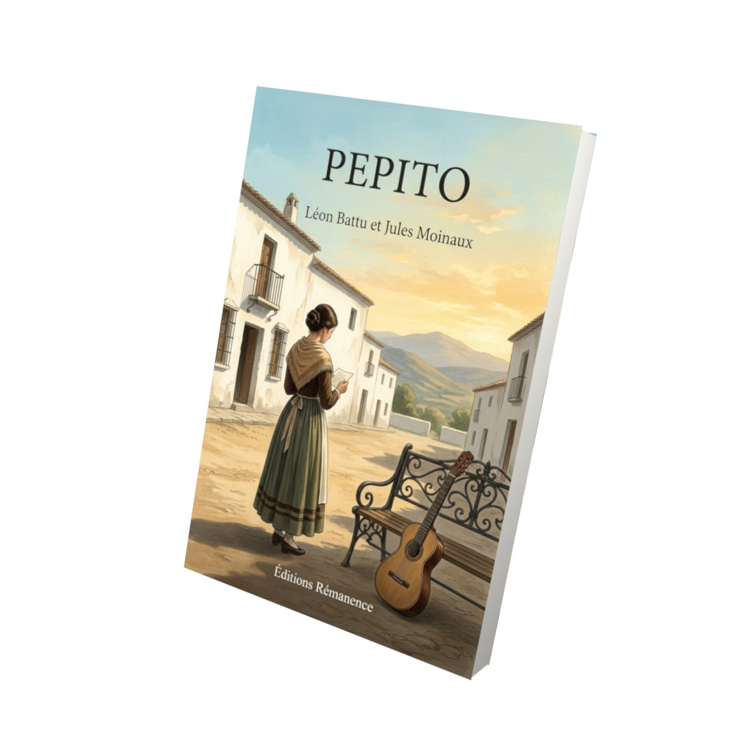 Livre Pepito par Léon Battu et Jules Moinaux - Vue 3D - Editions Remanence