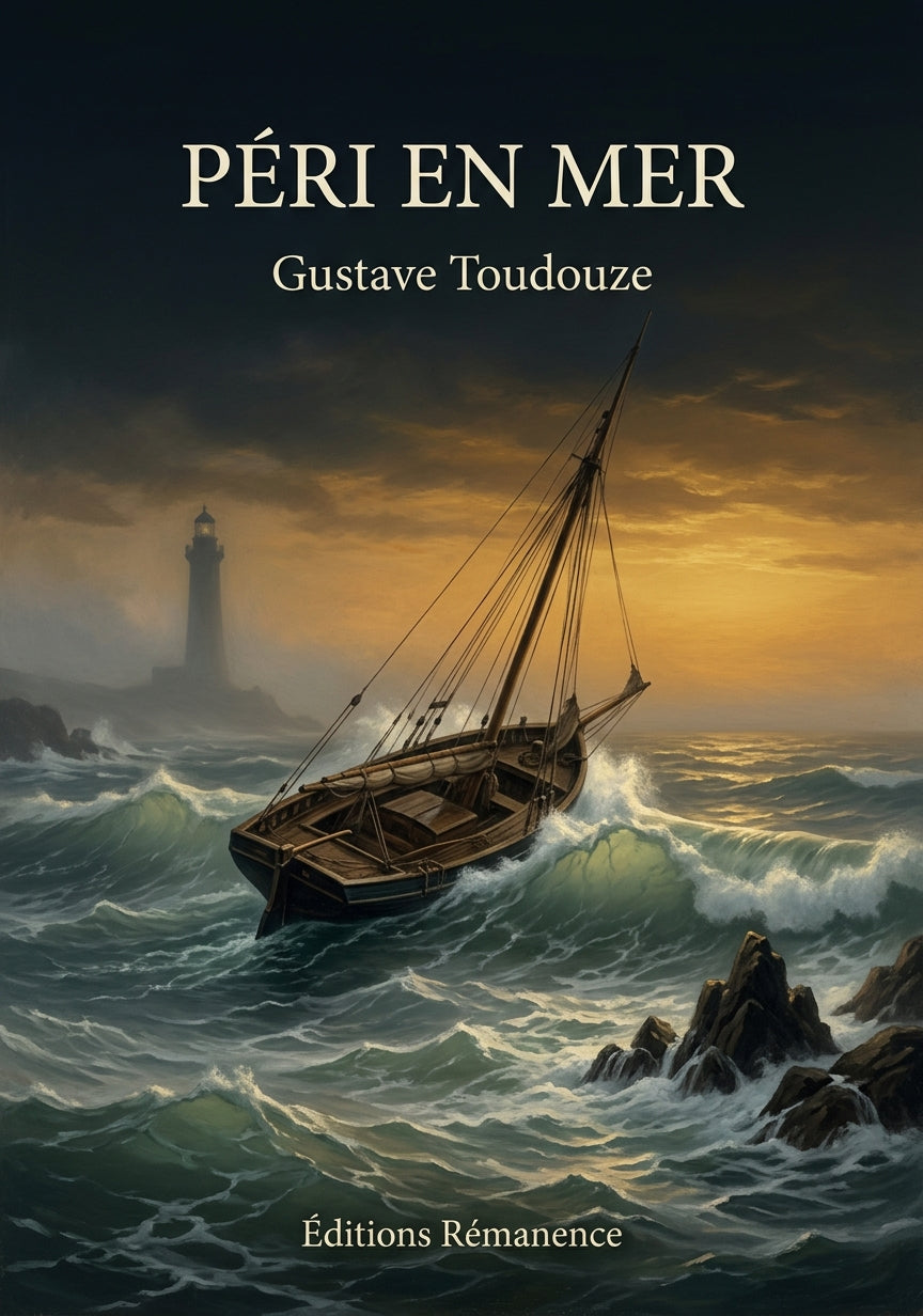 Livre Péri en mer par Gustave Toudouze - Couverture - Editions Remanence