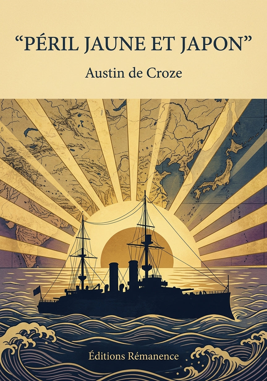 Livre Péril jaune et Japon par Austin de Croze - Couverture - Editions Remanence