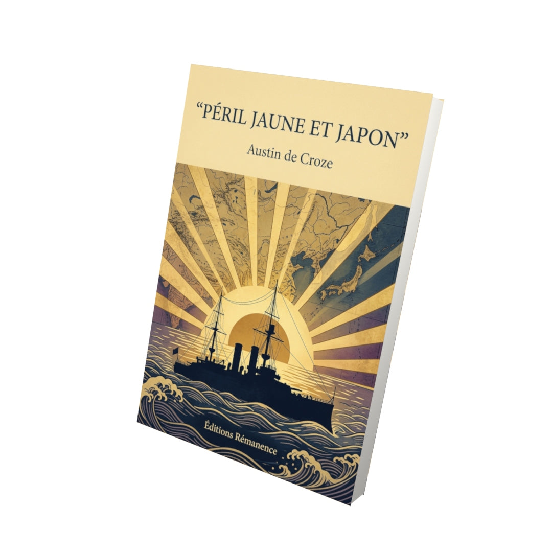Livre Péril jaune et Japon par Austin de Croze - Vue 3D - Editions Remanence