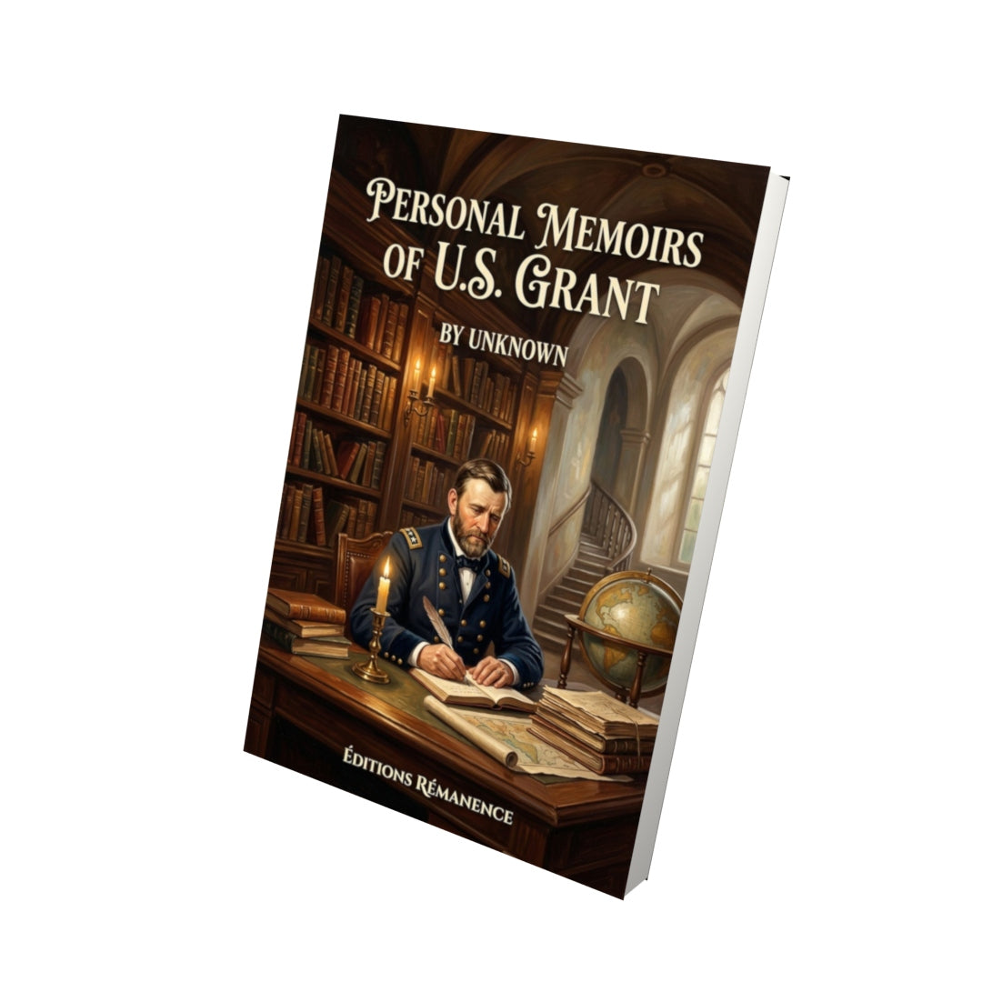 Livre Personal Memoirs of U.S. Grant - Vue 3D - Editions Remanence