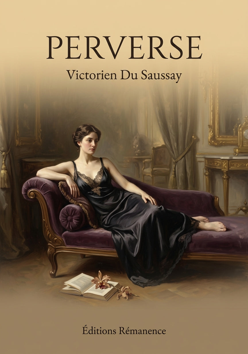 Livre Perverse par Victorien Du Saussay - Couverture - Editions Remanence