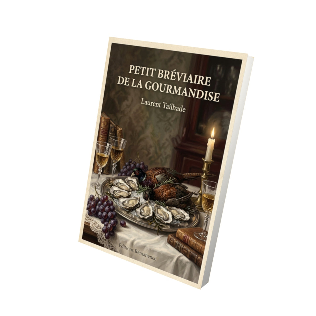 Livre Petit bréviaire de la Gourmandise - Laurent Tailhade - Vue 3D - Editions Remanence