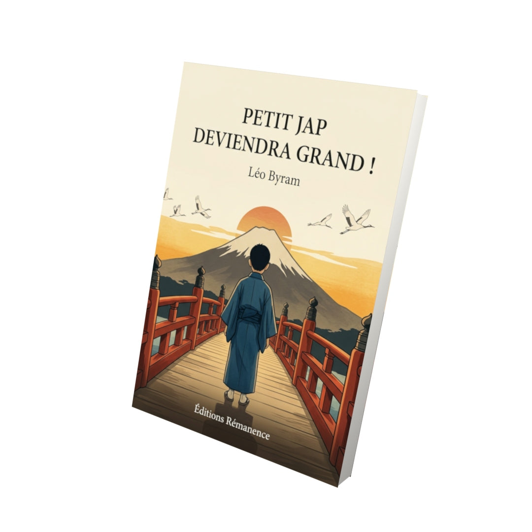 Livre Petit Jap deviendra grand ! par Léo Byram - Vue 3D - Editions Remanence