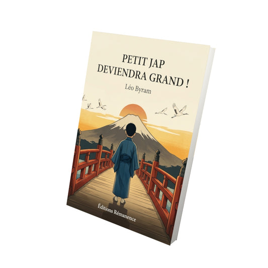 Livre Petit Jap deviendra grand ! par Léo Byram - Vue 3D - Editions Remanence