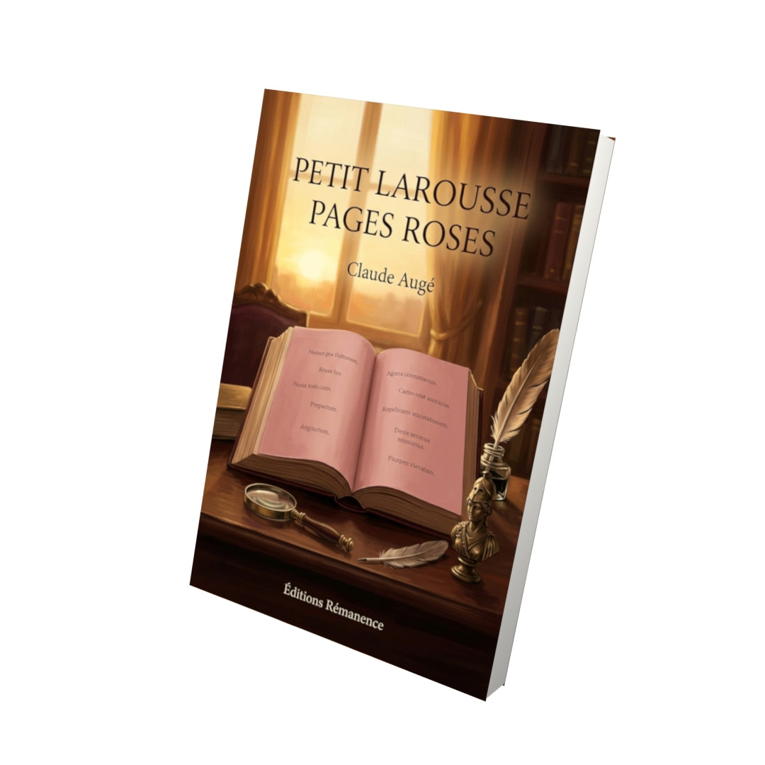 Livre Petit Larousse Pages roses par Claude Augé - Vue 3D - Editions Remanence