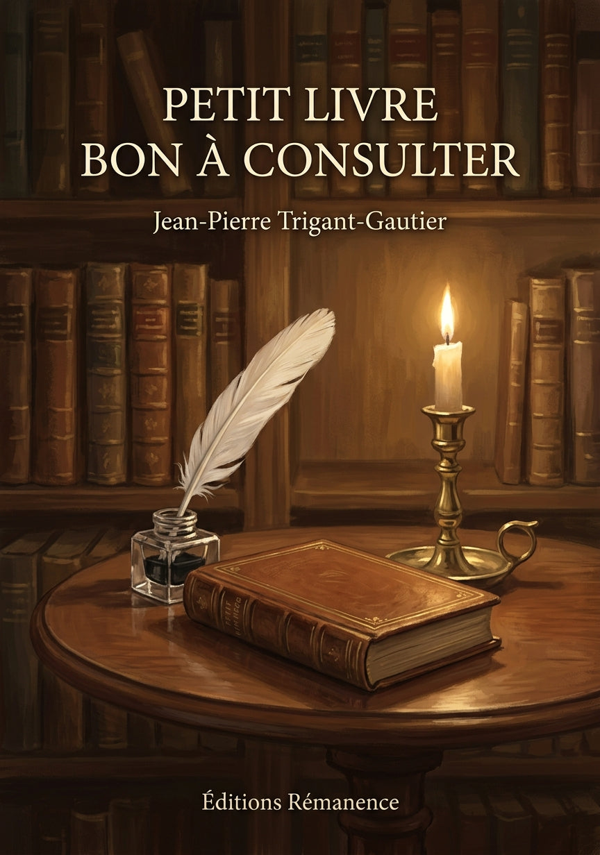 Livre Petit livre bon à consulter par Jean-Pierre Trigant-Gautier - Couverture - Editions Remanence