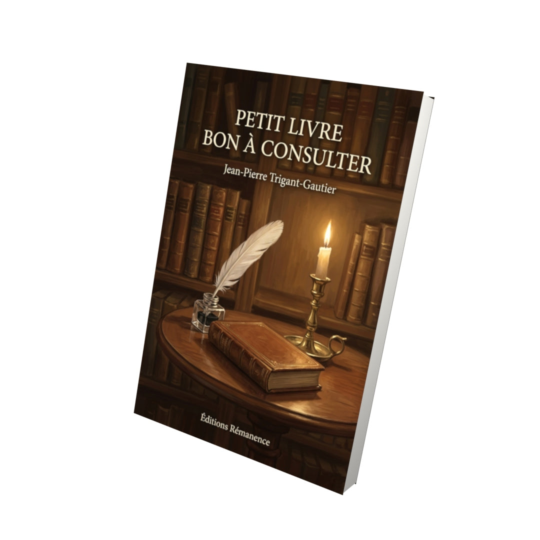 Livre Petit livre bon à consulter par Jean-Pierre Trigant-Gautier - Vue 3D - Editions Remanence