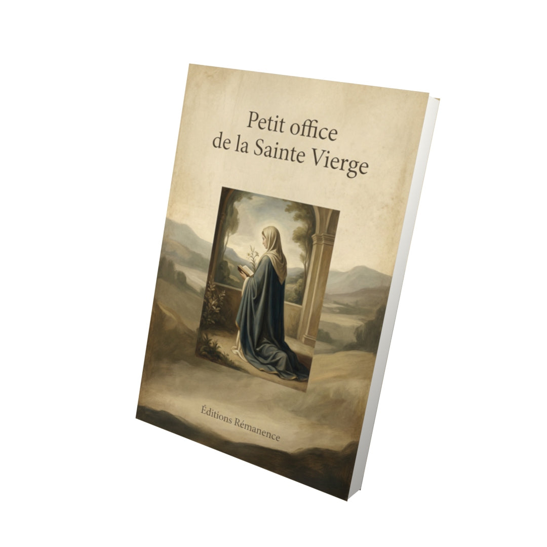 Livre Petit Office de la Sainte Vierge - Vue 3D - Editions Remanence