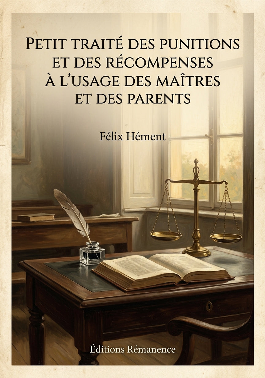Petit traité des punitions et des récompenses à l'usage des maîtres et des parents - Félix Hément (Couverture)