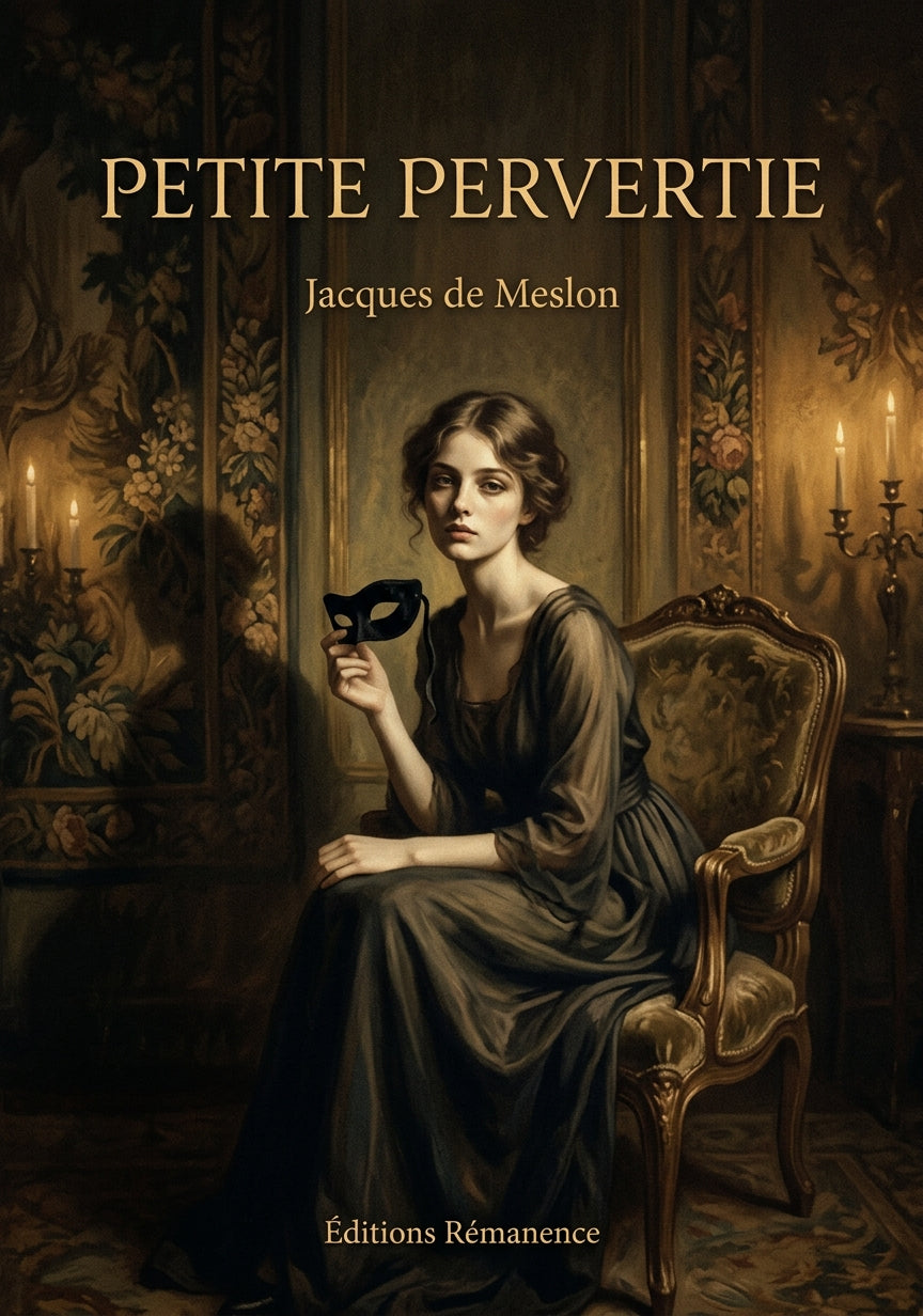 Livre Petite pervertie par Jacques de Meslon - Couverture - Editions Remanence