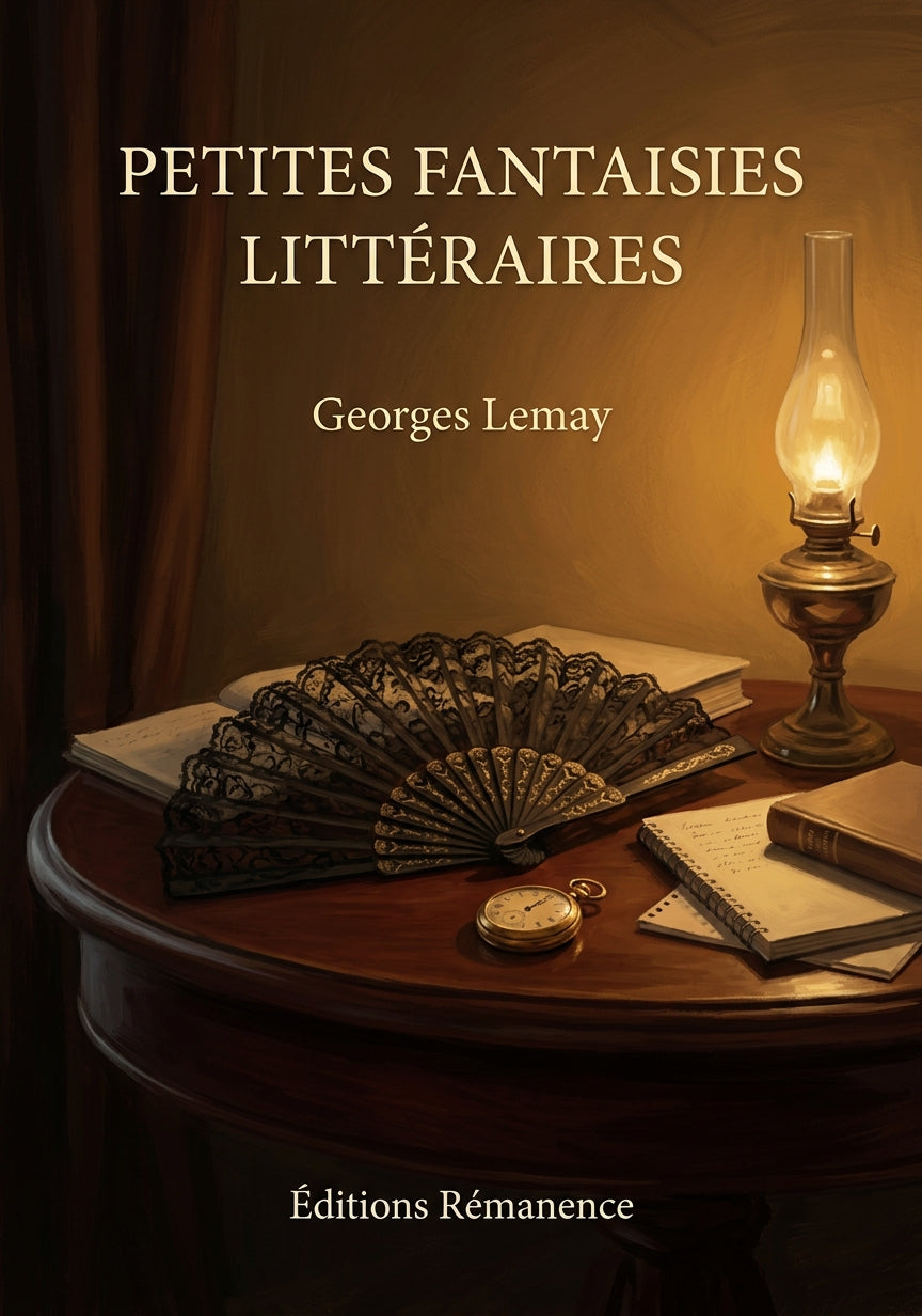 Livre Petites fantaisies littéraires par Georges Lemay - Couverture - Editions Remanence