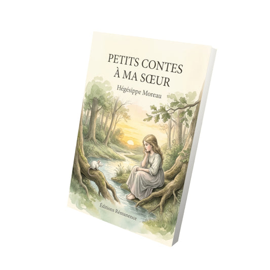 Livre Petits contes à ma sœur par Hégésippe Moreau - Vue 3D - Editions Remanence
