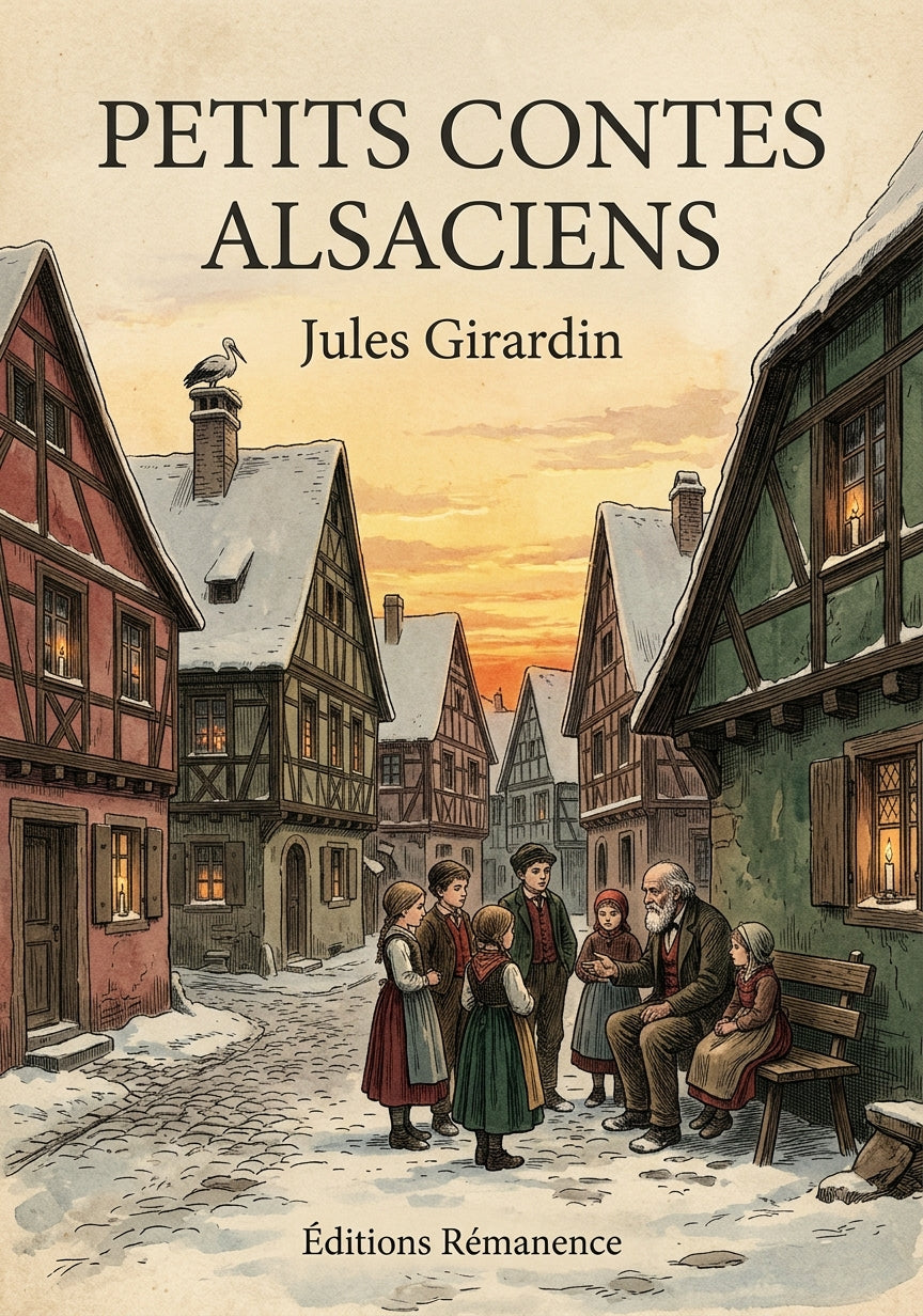 Livre Petits contes alsaciens par Jules Girardin - Couverture - Editions Remanence