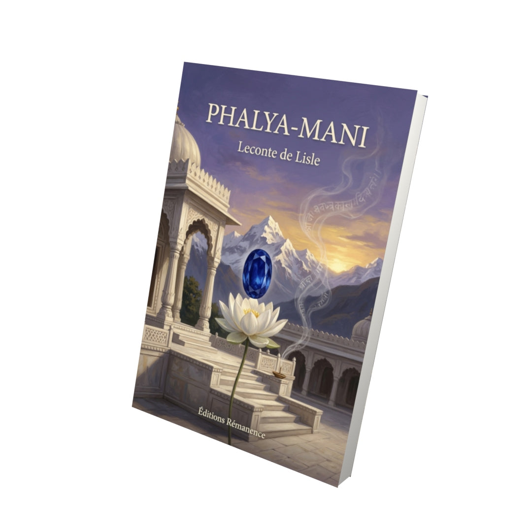 Livre Phalya-Mani par Leconte de Lisle - Vue 3D - Editions Remanence