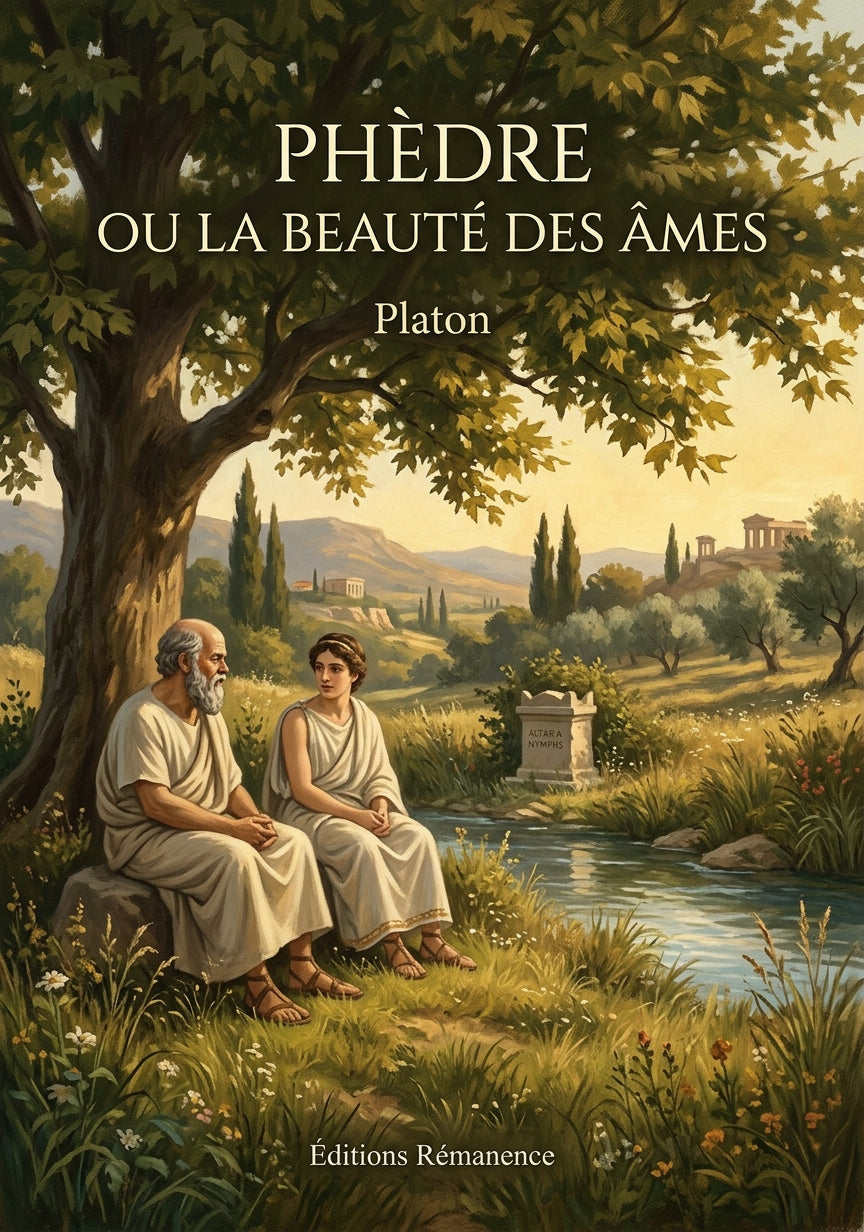 Livre Phèdre ou la beauté des âmes par Platon - Couverture - Editions Remanence