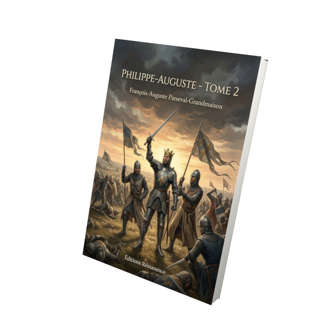 Livre Philippe-Auguste - Tome 2 par François-Auguste Parseval-Grandmaison - Vue 3D - Editions Remanence
