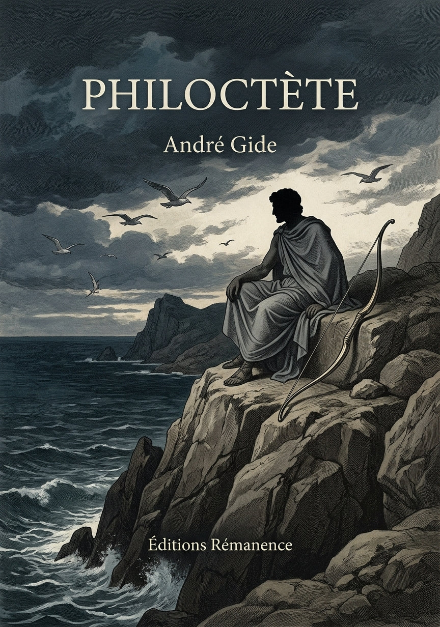 Livre Philoctète par André Gide - Couverture - Editions Remanence