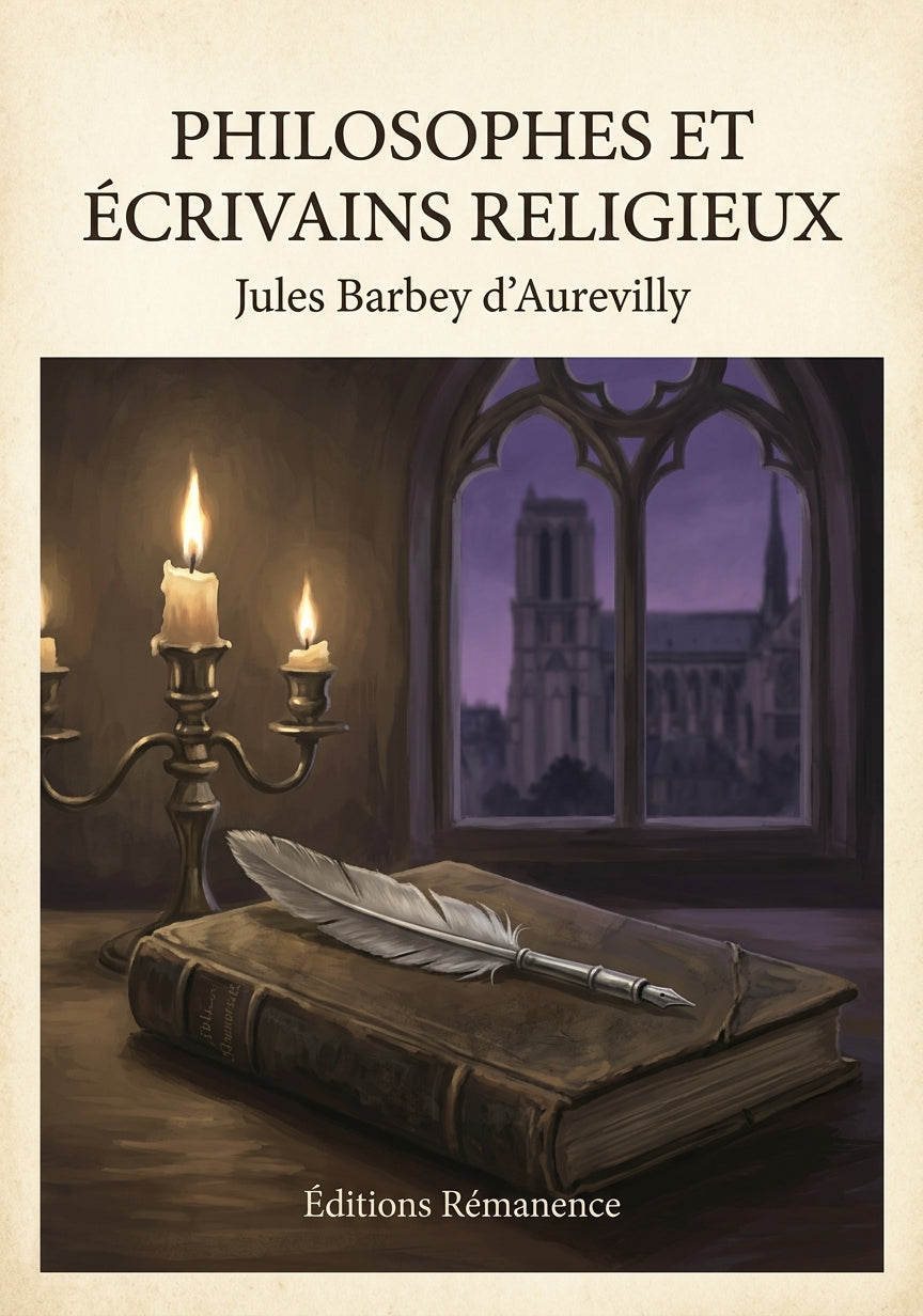 Philosophes et Écrivains Religieux - Jules Barbey d'Aurevilly (Couverture)