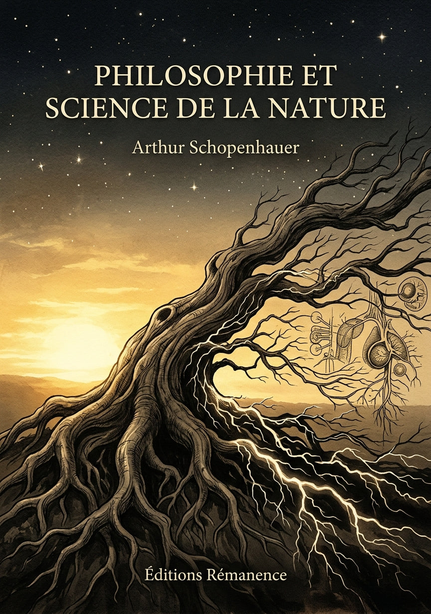 Livre Philosophie et science de la nature par Arthur Schopenhauer - Couverture - Editions Remanence