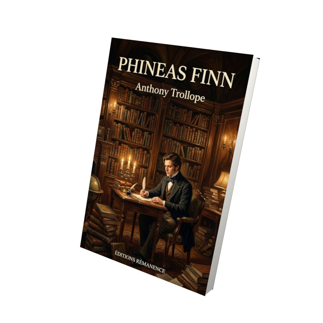 Livre Phineas Finn – Anthony Trollope - Vue 3D - Editions Remanence