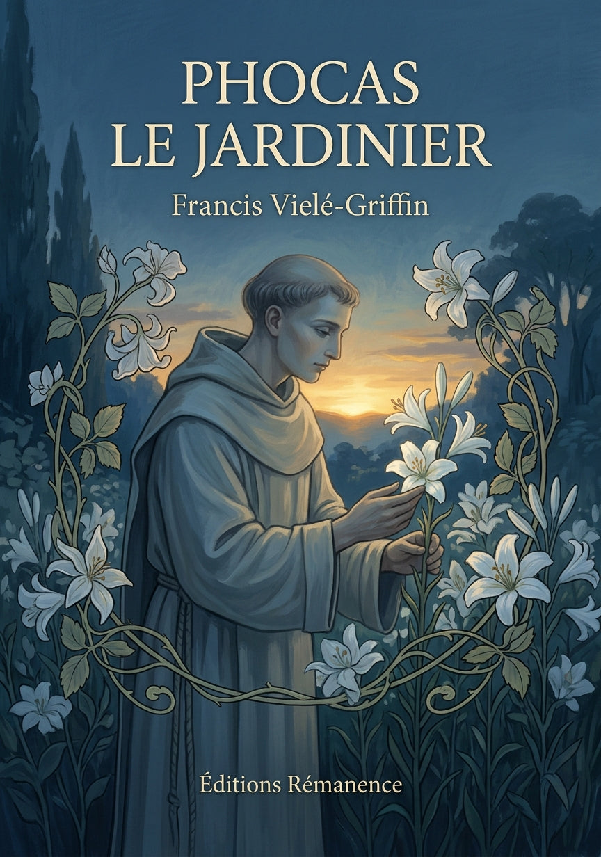 Livre Phocas le Jardinier par Francis Vielé-Griffin - Couverture - Editions Remanence