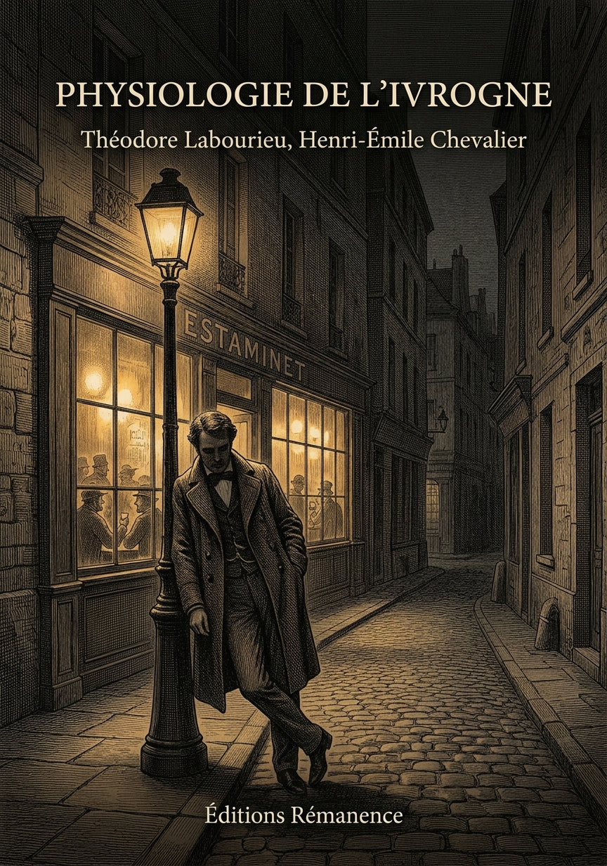 Livre Physiologie de l’ivrogne par Théodore Labourieu, Henri-Émile Chevalier - Couverture - Editions Remanence