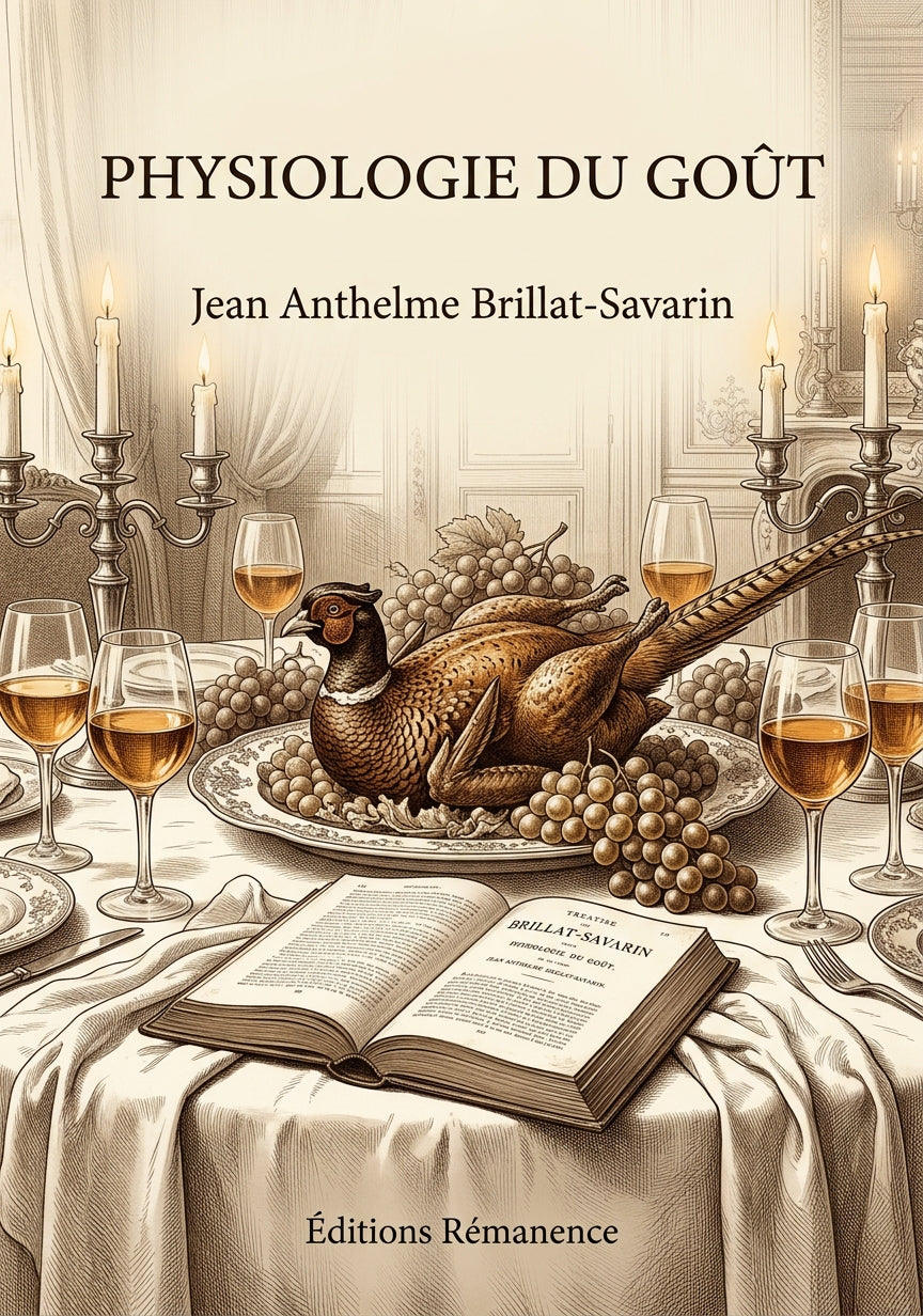 Livre Physiologie du goût par Jean Anthelme Brillat-Savarin - Couverture - Editions Remanence