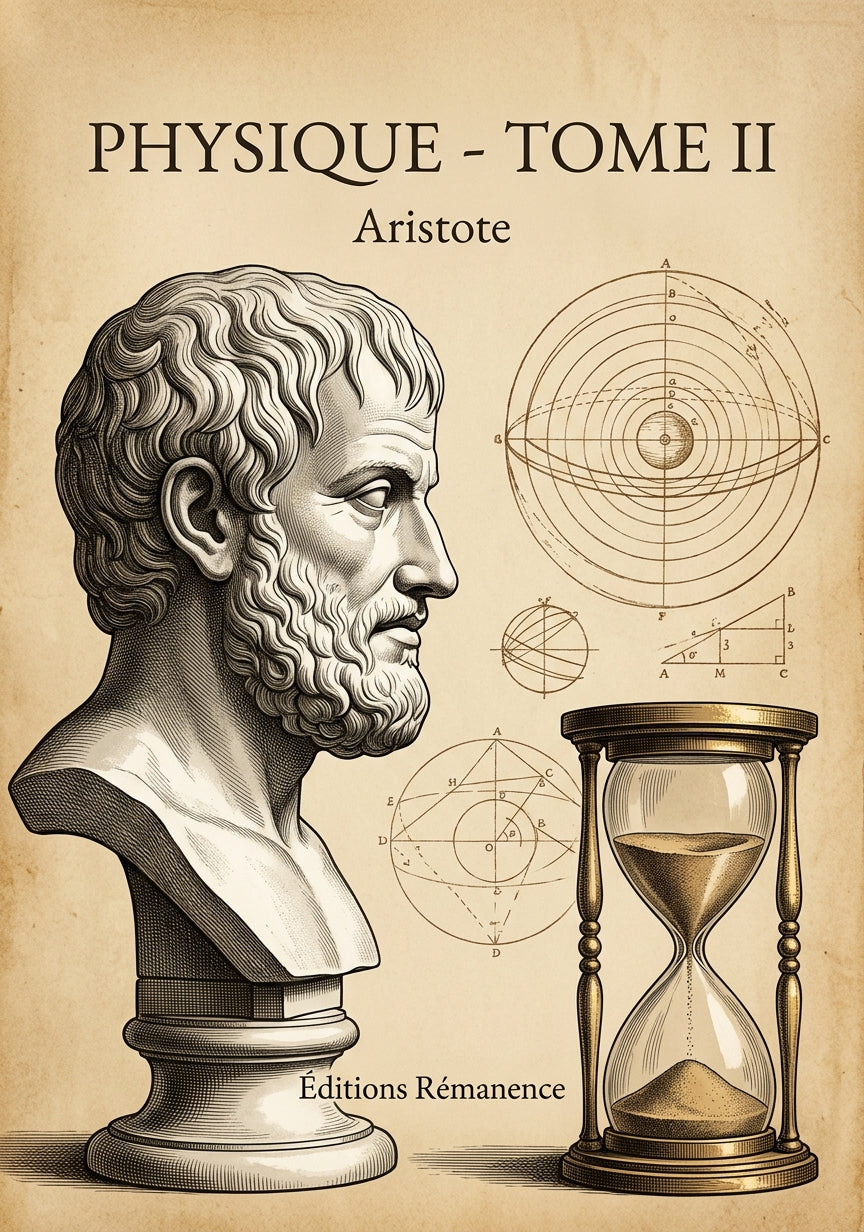 Livre Physique - Tome II par Aristote - Couverture - Editions Remanence
