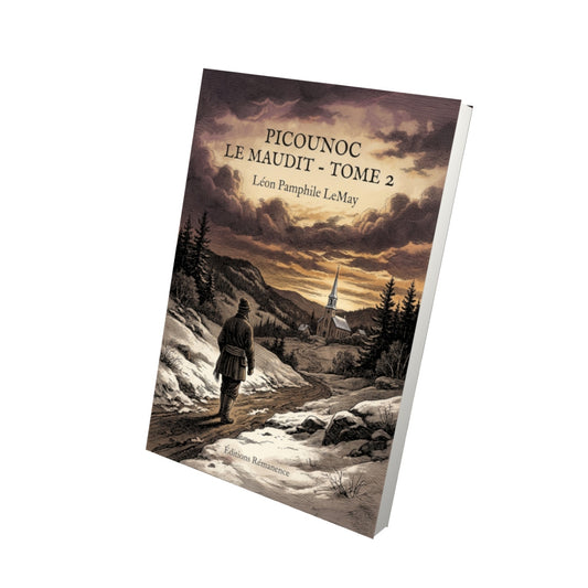 Livre Picounoc le maudit - Tome 2 par Léon Pamphile LeMay - Vue 3D - Editions Remanence
