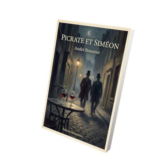 Livre Picrate et Siméon - André Beaunier - Vue 3D - Editions Remanence