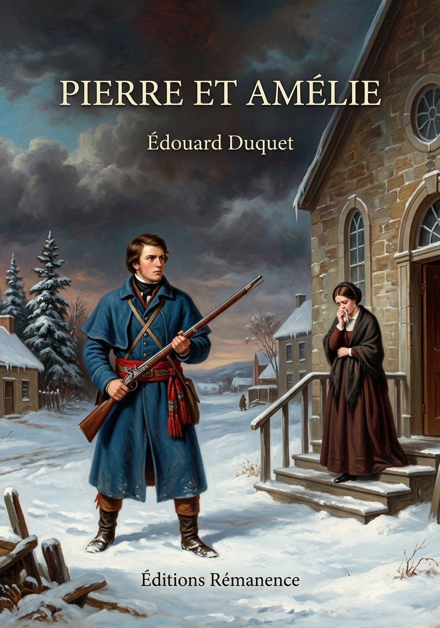 Livre Pierre et Amélie par Édouard Duquet - Couverture - Editions Remanence
