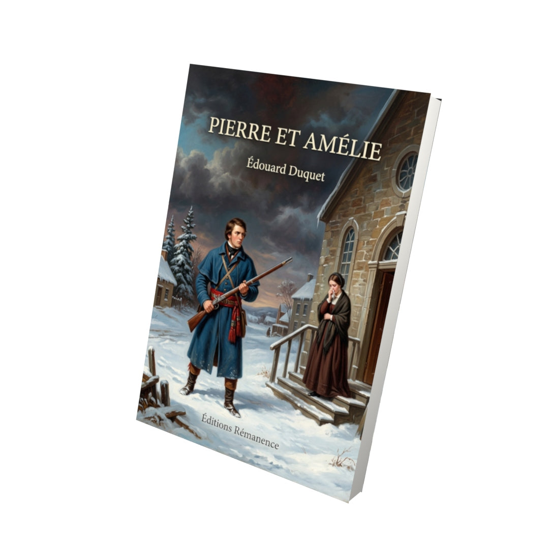 Livre Pierre et Amélie par Édouard Duquet - Vue 3D - Editions Remanence