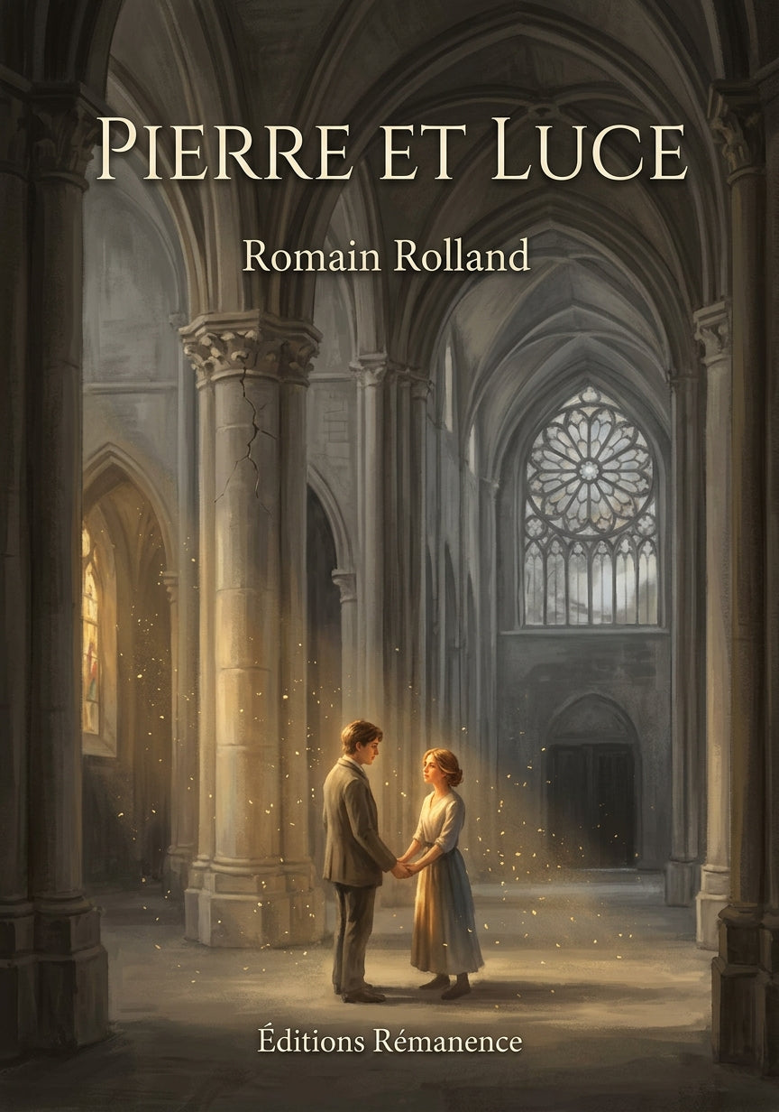 Livre Pierre et Luce par Romain Rolland - Couverture - Editions Remanence