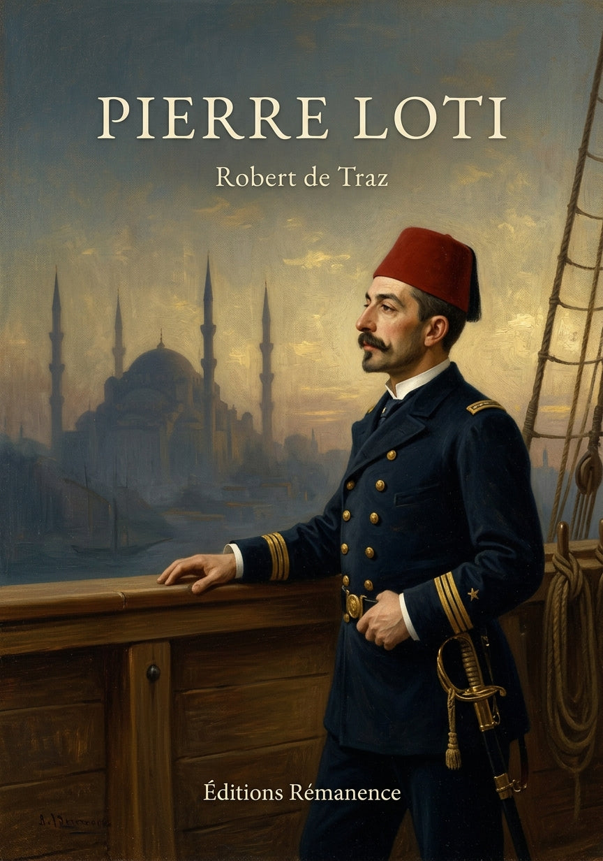 Livre Pierre Loti par Robert de Traz - Couverture - Editions Remanence