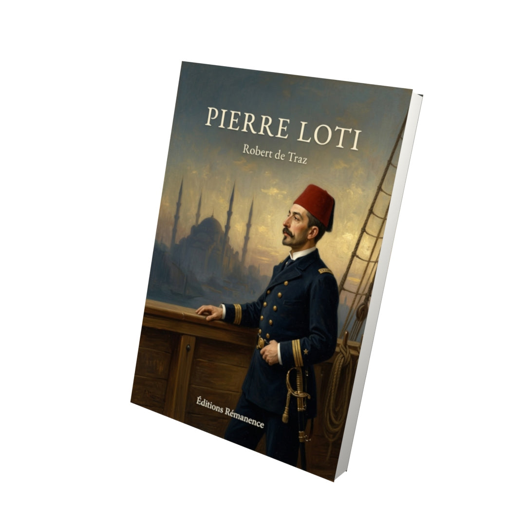 Livre Pierre Loti par Robert de Traz - Vue 3D - Editions Remanence