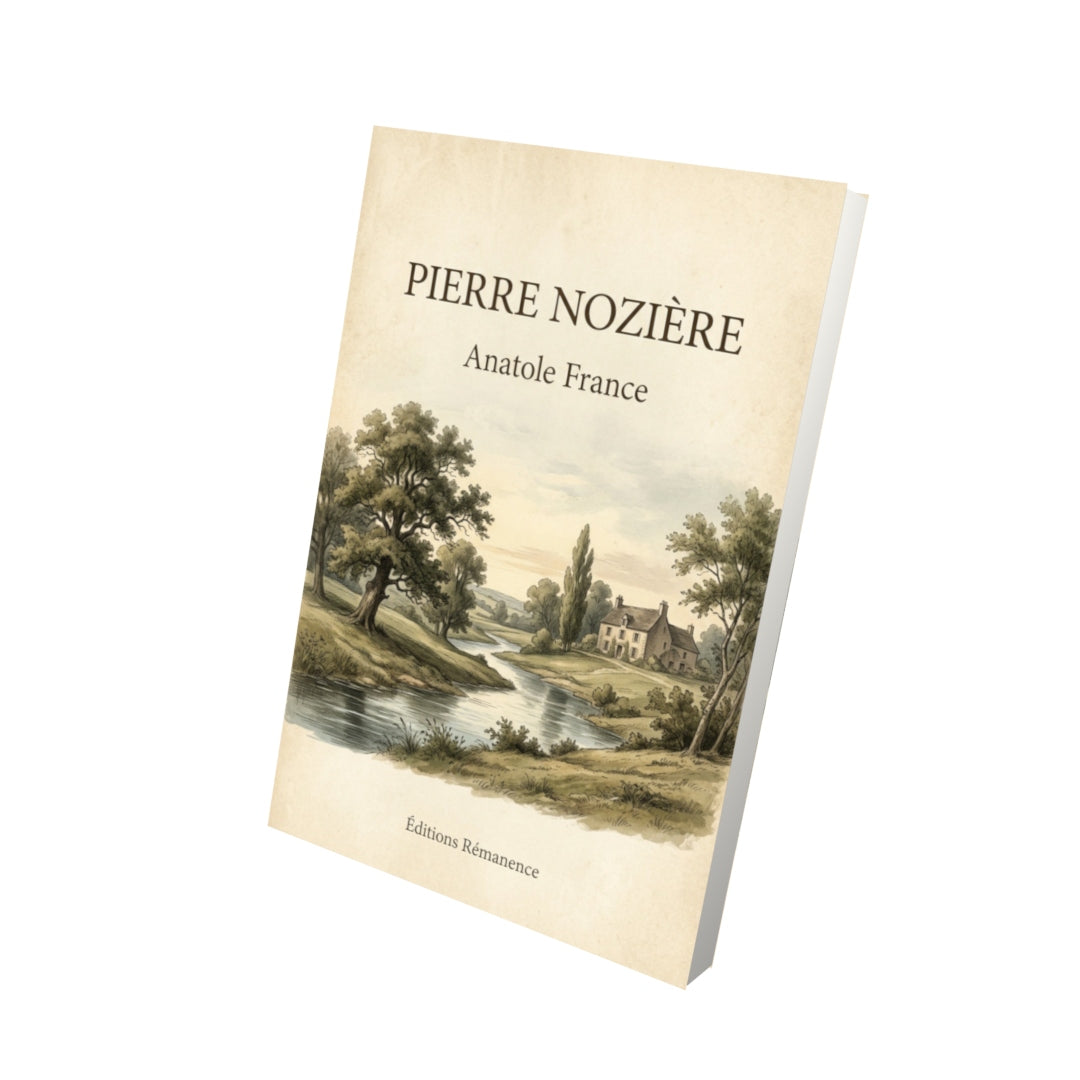 Livre Pierre Nozière - Anatole France - Vue 3D - Editions Remanence