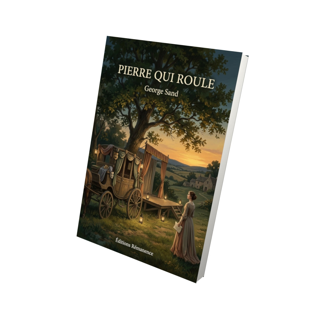Livre Pierre qui roule par Rémi Tremblay - Vue 3D - Editions Remanence