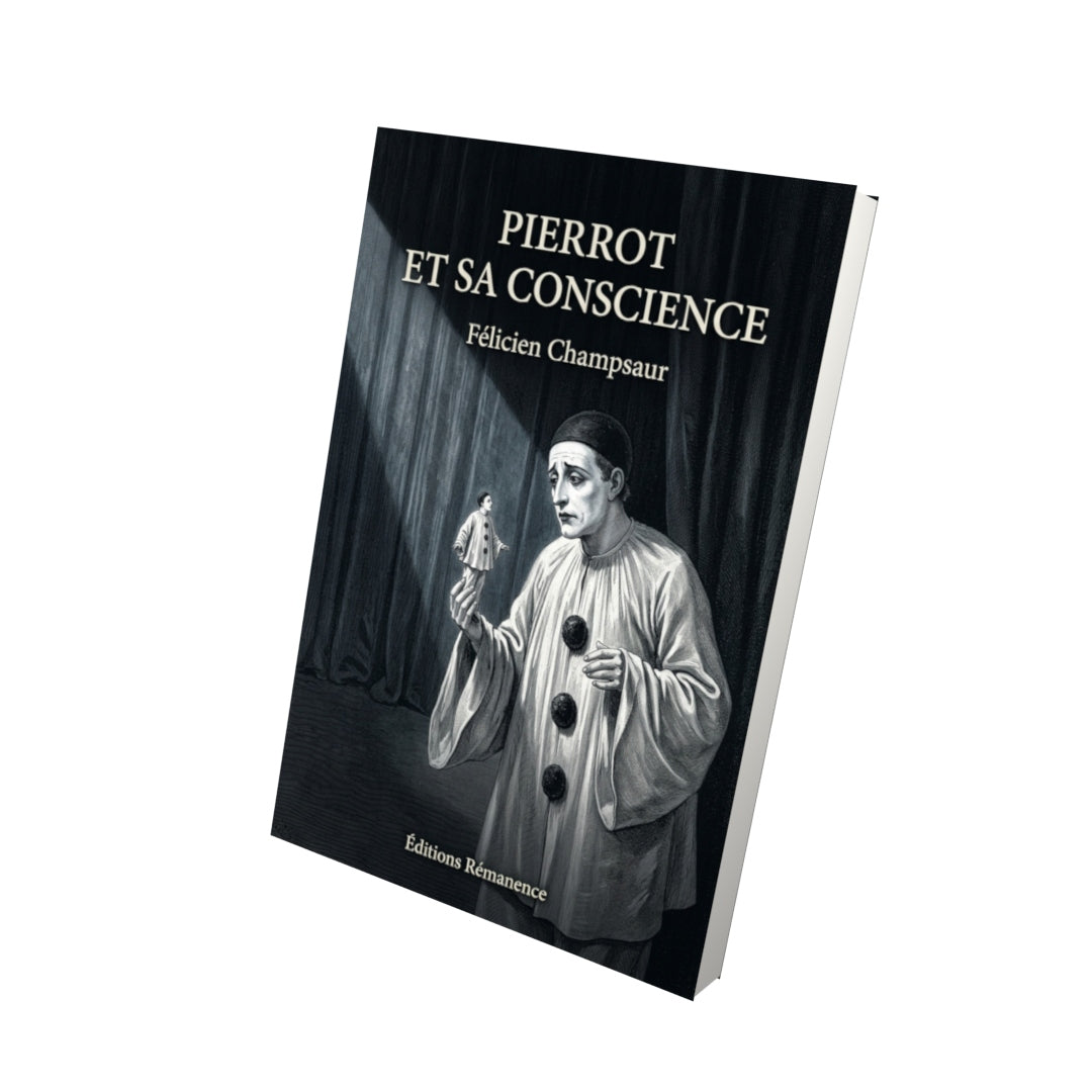 Livre Pierrot et sa Conscience par Félicien Champsaur - Vue 3D - Editions Remanence