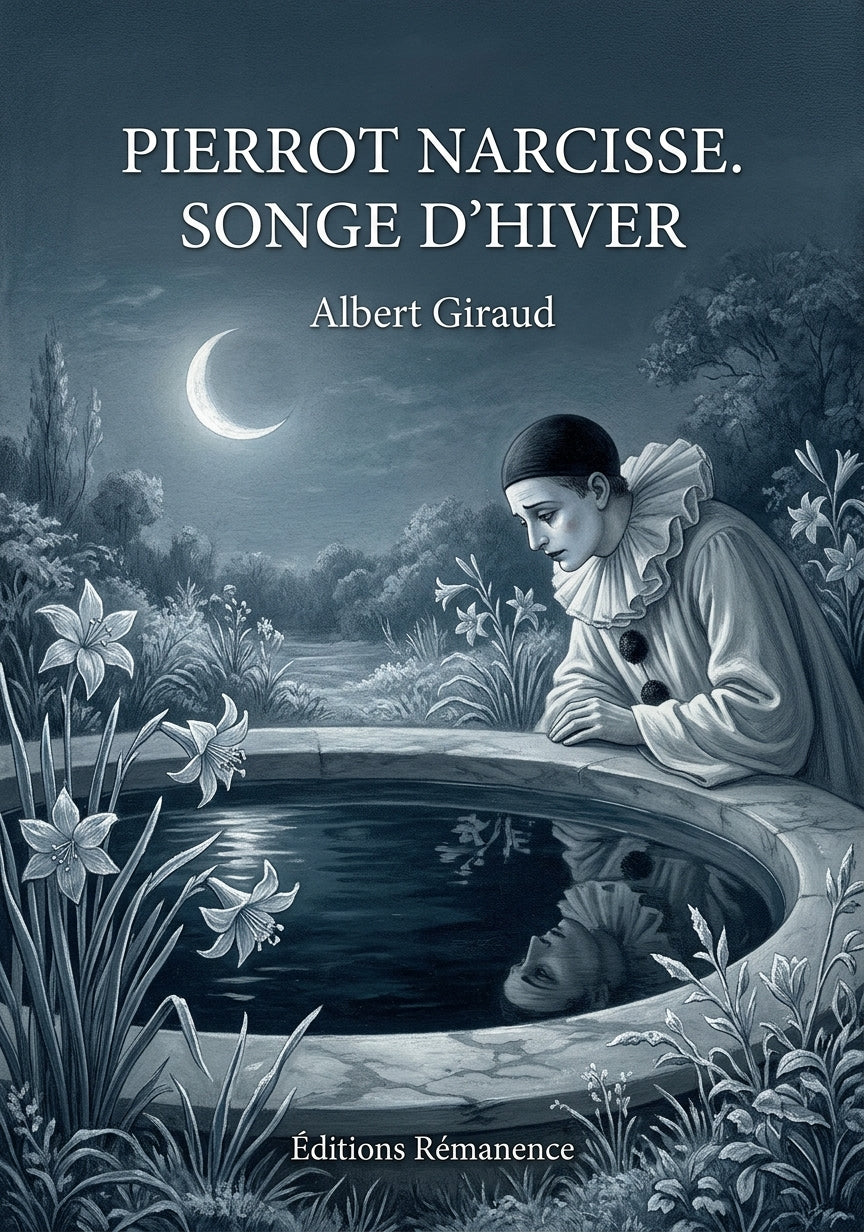 Livre Pierrot Narcisse. Songe d’hiver par Albert Giraud - Couverture - Editions Remanence