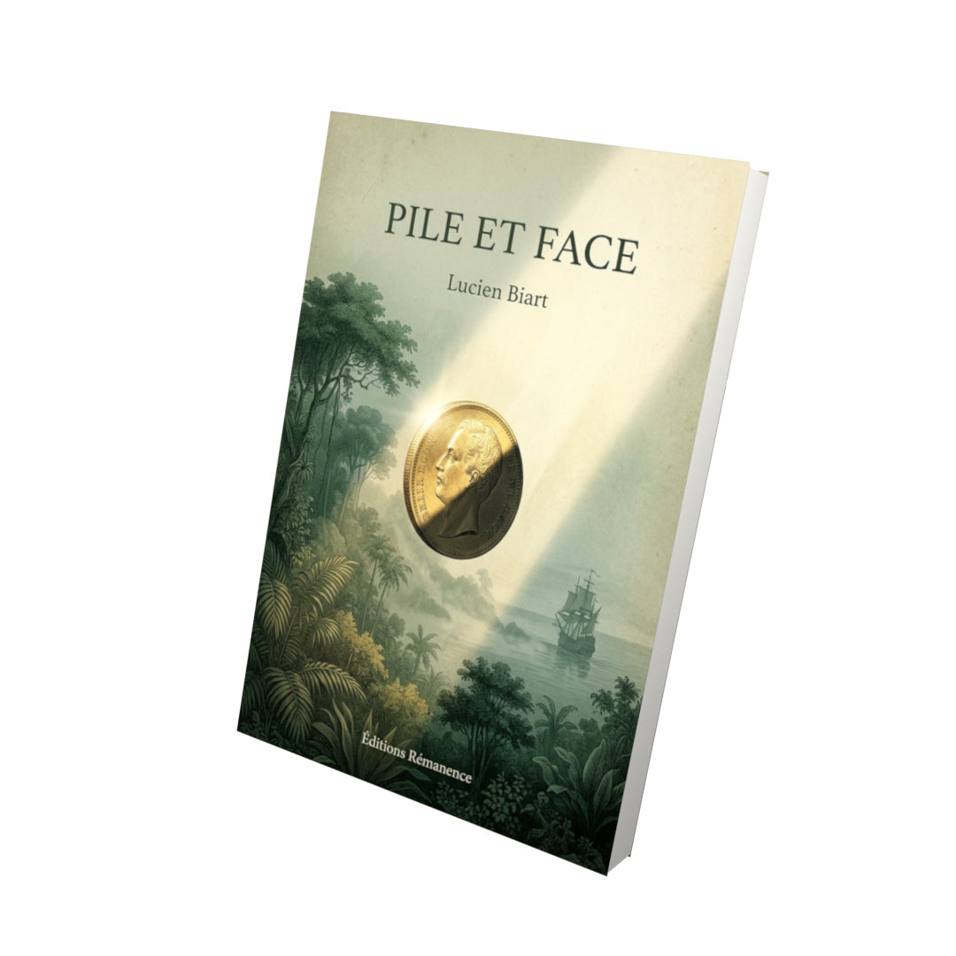 Livre Pile et face - Lucien Biart - Vue 3D - Editions Remanence