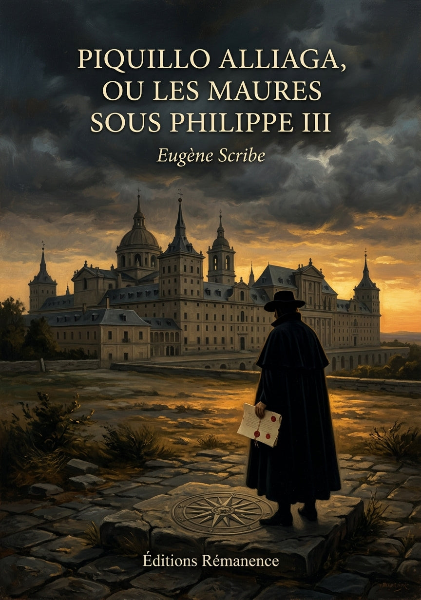 Livre Piquillo Alliaga, ou Les Maures sous Philippe III par Eugène Scribe - Couverture - Editions Remanence