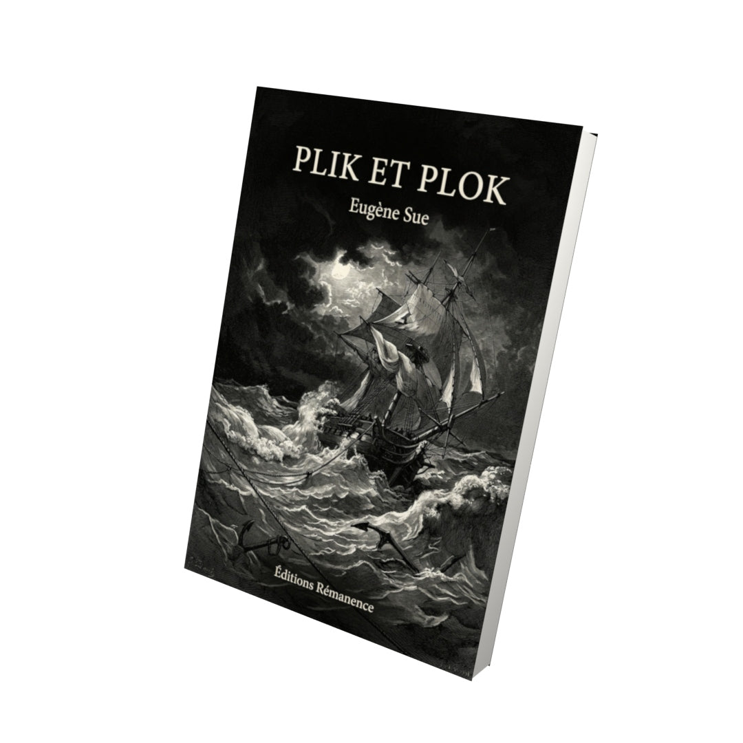 Livre Plik et Plok par Eugène Sue - Vue 3D - Editions Remanence