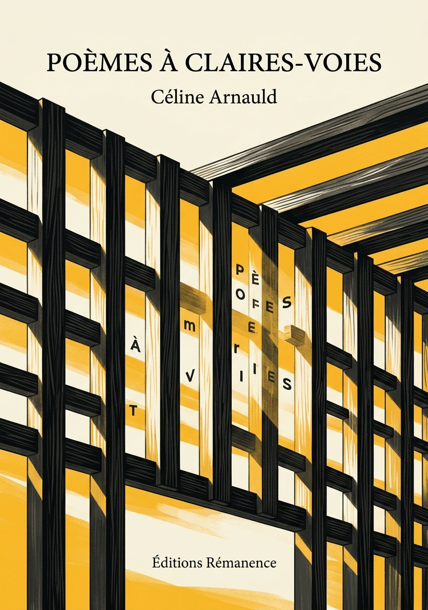 Livre Poèmes à claires-voies par Céline Arnauld - Couverture - Editions Remanence
